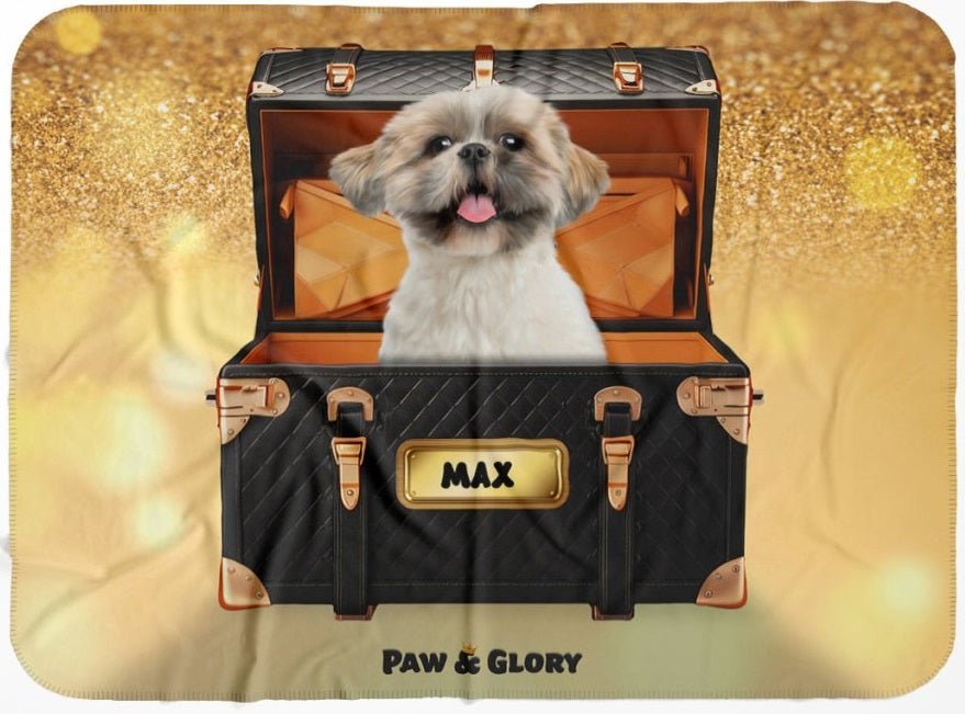 Cozy Up with Custom Pet Portrait Blankets from Paw & Glory