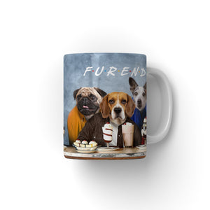 4 Furends: Custom Pet Coffee Mug - Paw & Glory - Dog Portraits - Pet Portraits