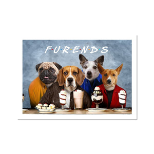 4 Furends: Custom Pet Portrait - Paw & Glory - Dog Portraits - Pet Portraits