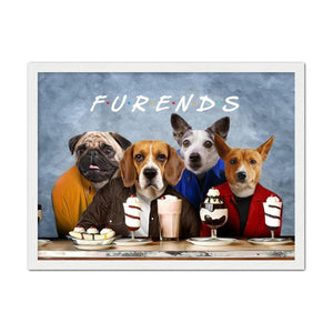 4 Furends: Custom Pet Portrait - Paw & Glory - Dog Portraits - Pet Portraits