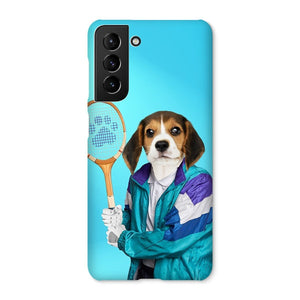 80s Tennis Champ: Custom Pet Phone Case - Paw & Glory - Dog Portraits - Pet Portraits