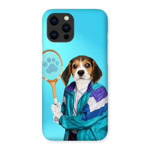 80s Tennis Champ: Custom Pet Phone Case - Paw & Glory - Dog Portraits - Pet Portraits