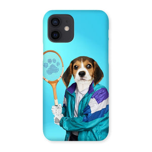 80s Tennis Champ: Custom Pet Phone Case - Paw & Glory - Dog Portraits - Pet Portraits