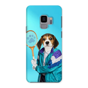 80s Tennis Champ: Custom Pet Phone Case - Paw & Glory - Dog Portraits - Pet Portraits