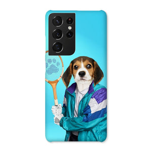 80s Tennis Champ: Custom Pet Phone Case - Paw & Glory - Dog Portraits - Pet Portraits