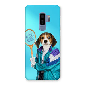 80s Tennis Champ: Custom Pet Phone Case - Paw & Glory - Dog Portraits - Pet Portraits