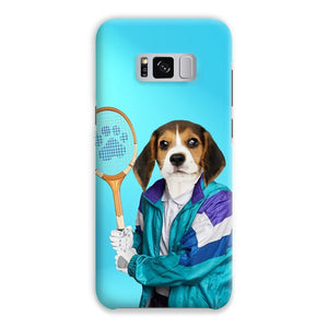 80s Tennis Champ: Custom Pet Phone Case - Paw & Glory - Dog Portraits - Pet Portraits