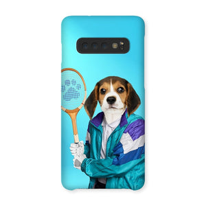 80s Tennis Champ: Custom Pet Phone Case - Paw & Glory - Dog Portraits - Pet Portraits