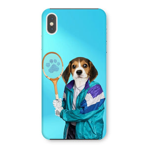 80s Tennis Champ: Custom Pet Phone Case - Paw & Glory - Dog Portraits - Pet Portraits