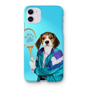 80s Tennis Champ: Custom Pet Phone Case - Paw & Glory - Dog Portraits - Pet Portraits