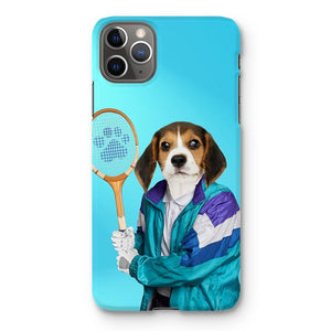 80s Tennis Champ: Custom Pet Phone Case - Paw & Glory - Dog Portraits - Pet Portraits