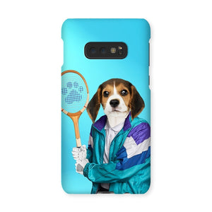 80s Tennis Champ: Custom Pet Phone Case - Paw & Glory - Dog Portraits - Pet Portraits