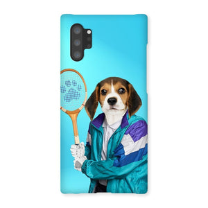 80s Tennis Champ: Custom Pet Phone Case - Paw & Glory - Dog Portraits - Pet Portraits