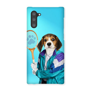 80s Tennis Champ: Custom Pet Phone Case - Paw & Glory - Dog Portraits - Pet Portraits