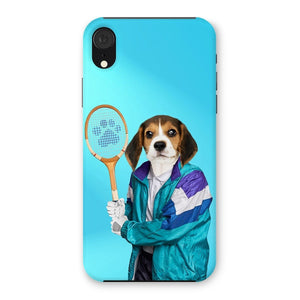 80s Tennis Champ: Custom Pet Phone Case - Paw & Glory - Dog Portraits - Pet Portraits