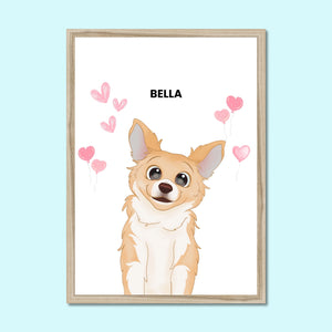 Heartthrob: Framed Pet Portrait