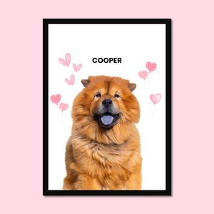 Heartthrob: Framed Pet Portrait