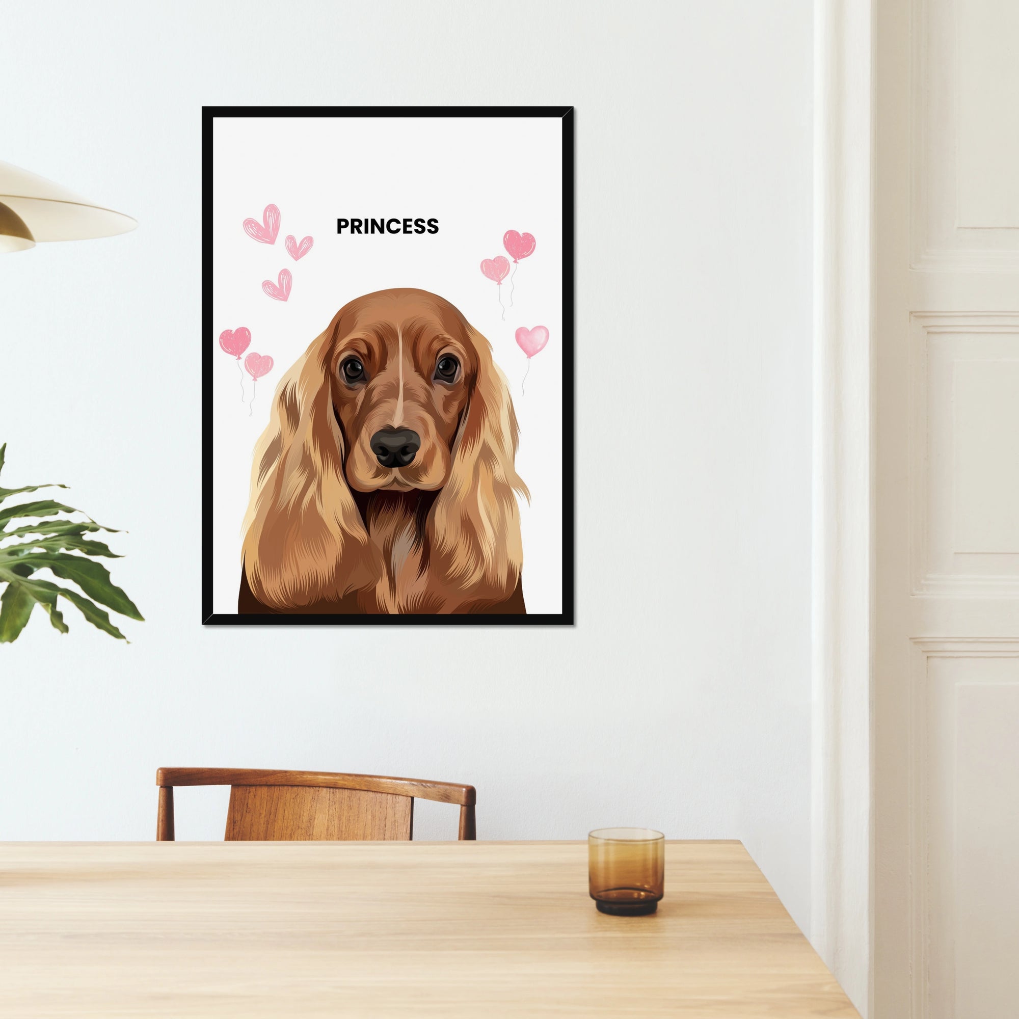 Heartthrob: Framed Pet Portrait