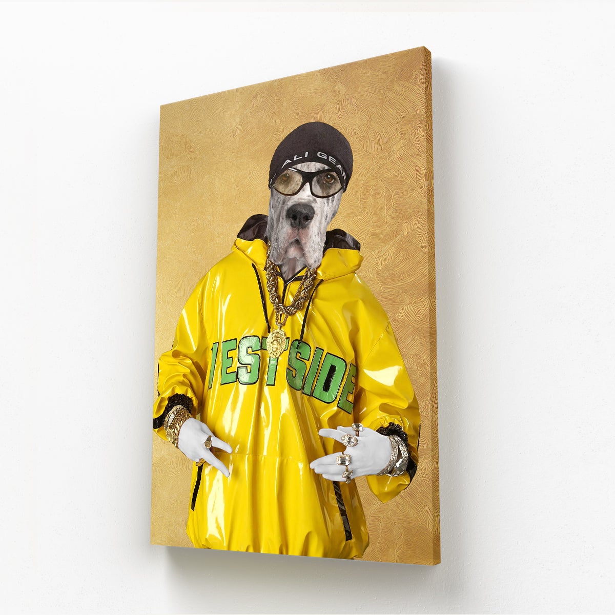 Ali G: Custom Pet Canvas - Paw & Glory - Dog Portraits - Pet Portraits