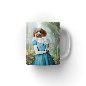 Alice in Wonderland: Custom Pet Coffee Mug - Paw & Glory - Dog Portraits - Pet Portraits