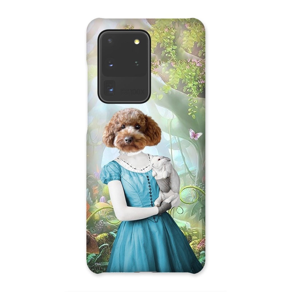 Alice in Wonderland: Custom Pet Phone Case - Paw & Glory - Dog Portraits - Pet Portraits