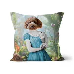 Alice in Wonderland: Custom Pet Pillow - Paw & Glory - Dog Portraits - Pet Portraits