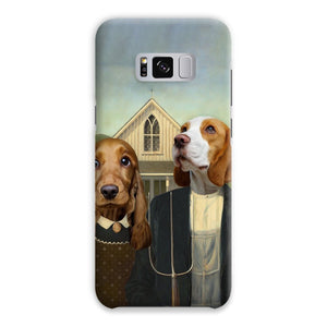 American Gothic: Custom Pet Phone Case - Paw & Glory - Dog Portraits - Pet Portraits