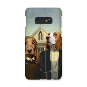 American Gothic: Custom Pet Phone Case - Paw & Glory - Dog Portraits - Pet Portraits