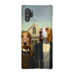 American Gothic: Custom Pet Phone Case - Paw & Glory - Dog Portraits - Pet Portraits