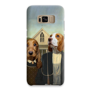 American Gothic: Custom Pet Phone Case - Paw & Glory - Dog Portraits - Pet Portraits