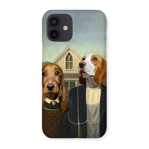 American Gothic: Custom Pet Phone Case - Paw & Glory - Dog Portraits - Pet Portraits