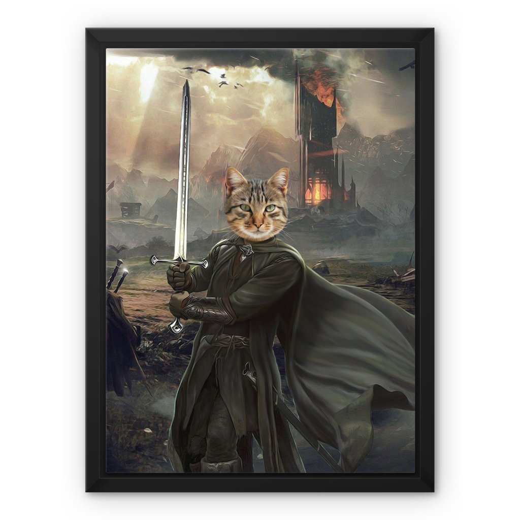 Aragon (Lord Of The Rings Inspired): Custom Pet Canvas - Paw & Glory - Dog Portraits - Pet Portraits