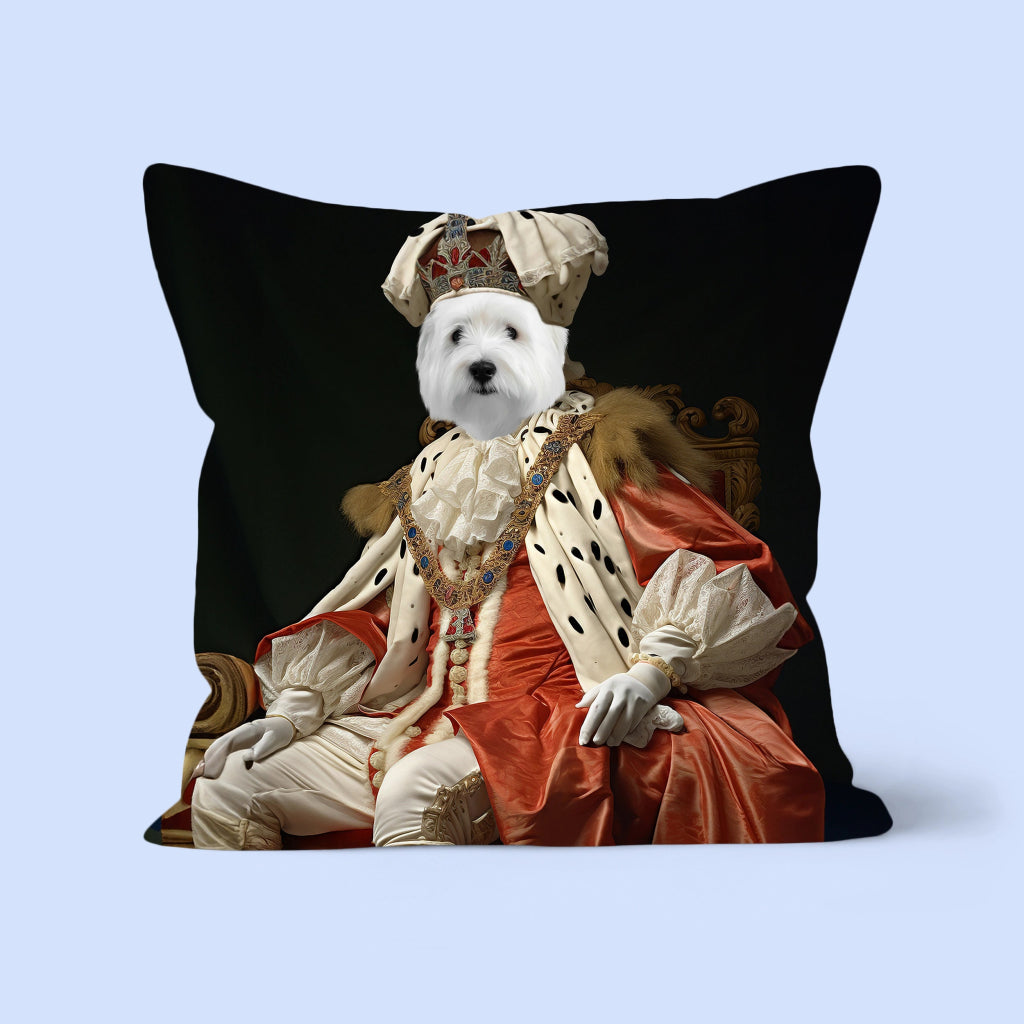 Archbishop: Custom Pet Pillow - Paw & Glory - Dog Portraits - Pet Portraits