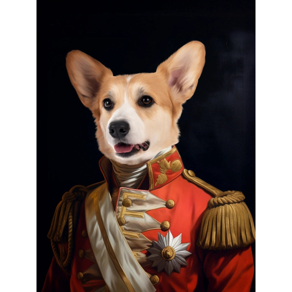 Archduke: Custom Digital Download Pet Portrait - Paw & Glory - Dog Portraits - Pet Portraits