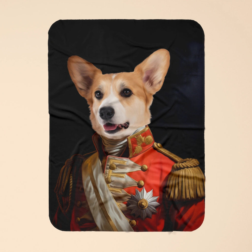 Archduke: Custom Pet Blanket - Paw & Glory - Dog Portraits - Pet Portraits