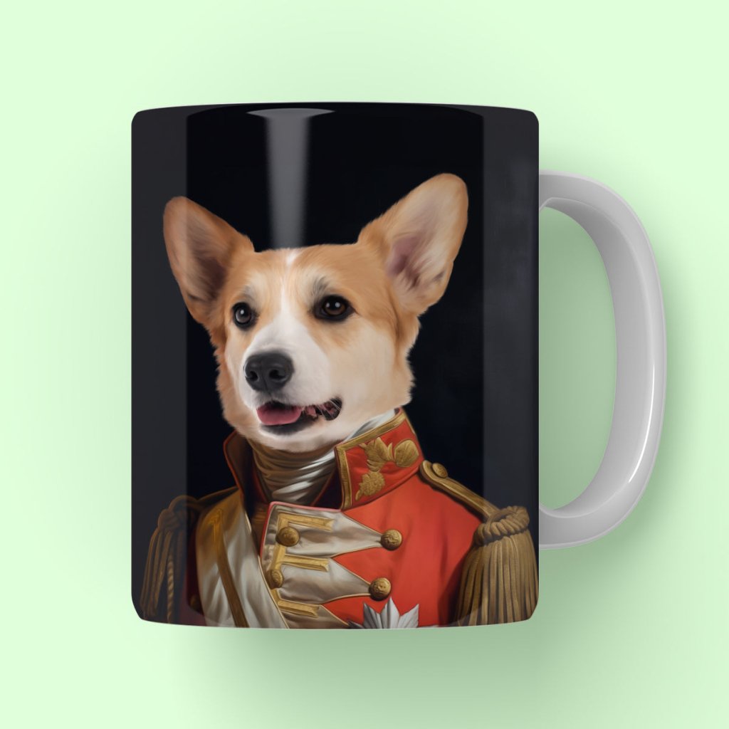 Archduke: Custom Pet Coffee Mug - Paw & Glory - Dog Portraits - Pet Portraits