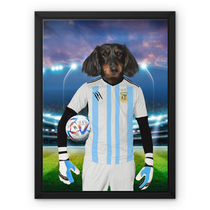 Argentina Football Team (FIFA 2022): Custom Pet Canvas - Paw & Glory - Dog Portraits - Pet Portraits