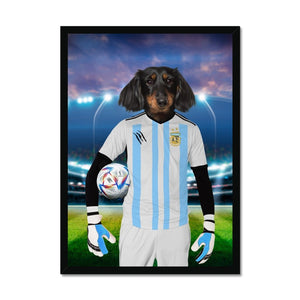 Argentina Football Team (FIFA 2022): Custom Pet Portrait - Paw & Glory - Dog Portraits - Pet Portraits