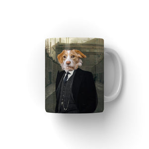 Arthur (Peaky Blinders Inspired): Custom Pet Coffee Mug - Paw & Glory - Dog Portraits - Pet Portraits