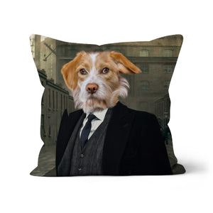 Arthur (Peaky Blinders Inspired): Custom Pet Pillow - Paw & Glory - Dog Portraits - Pet Portraits