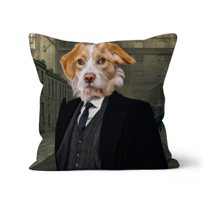 Arthur (Peaky Blinders Inspired): Custom Pet Pillow - Paw & Glory - Dog Portraits - Pet Portraits