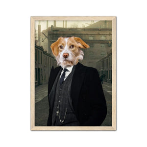 Arthur (Peaky Blinders Inspired): Custom Pet Portrait - Paw & Glory - Dog Portraits - Pet Portraits