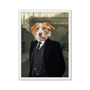 Arthur (Peaky Blinders Inspired): Custom Pet Portrait - Paw & Glory - Dog Portraits - Pet Portraits