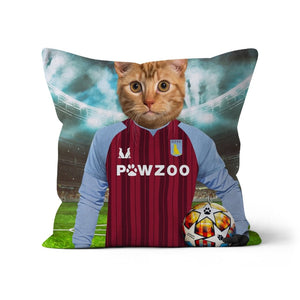 Aston Pawla Football Club: Custom Pet Pillow - Paw & Glory - Dog Portraits - Pet Portraits