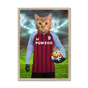 Aston Pawla Football Club: Custom Pet Portrait - Paw & Glory - Dog Portraits - Pet Portraits