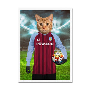 Aston Pawla Football Club: Custom Pet Portrait - Paw & Glory - Dog Portraits - Pet Portraits