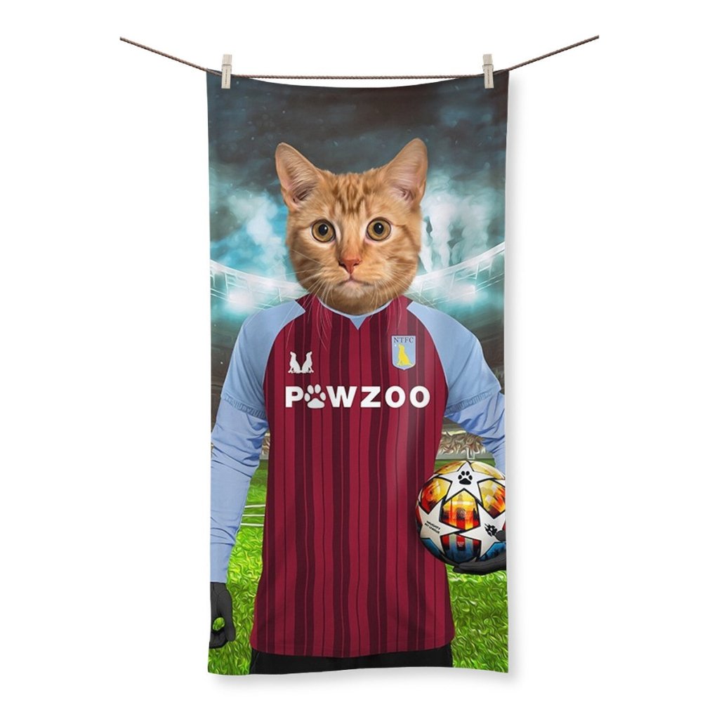 Aston Pawla Football Club: Custom Pet Towel - Paw & Glory - Dog Portraits - Pet Portraits