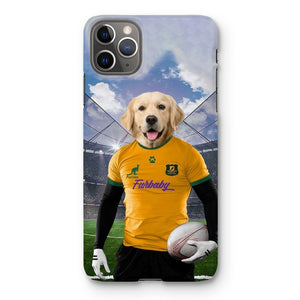 Australia Rugby Team: Custom Pet Phone Case - Paw & Glory - Dog Portraits - Pet Portraits