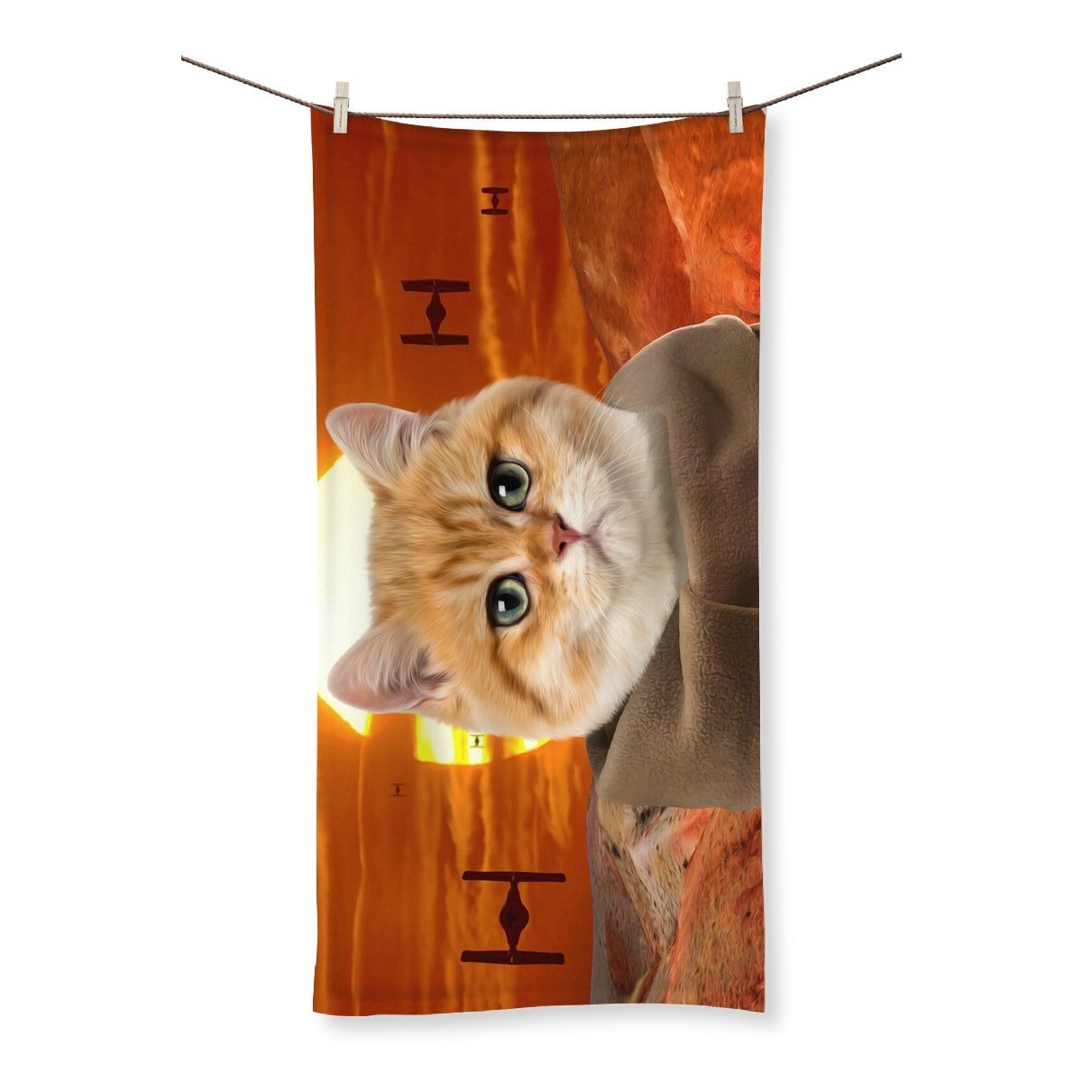 Baby Yoda 2: Custom Pet Towel - Paw & Glory - Dog Portraits - Pet Portraits