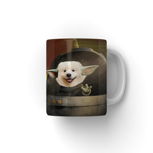 Baby Yoda: Custom Pet Coffee Mug - Paw & Glory - Dog Portraits - Pet Portraits